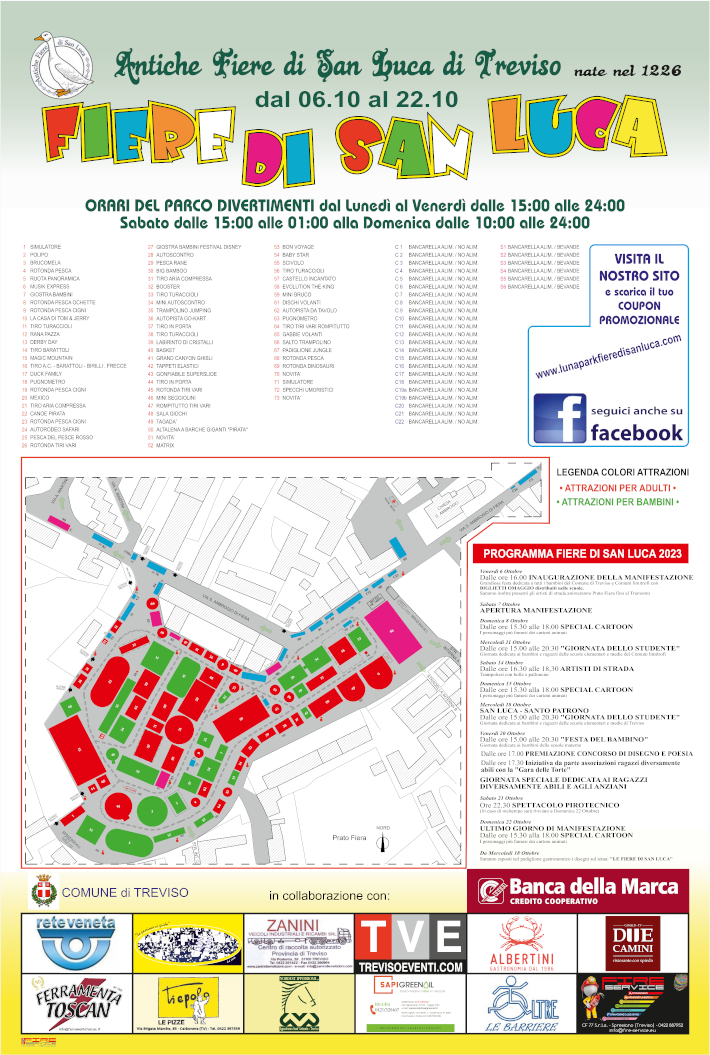 La Mappa Luna Park Antiche Fiere di San Luca